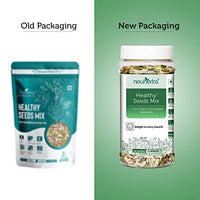 Neuherbs 5 in 1 Healthy seeds mix for weight management, Pumpkin, Sunflower, Watermelon, Flax & Chia Seeds | Improved digestion, Muscle building, healthy heart with Omega-3 & protein support- 200 g Trail mix seeds