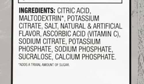 Sqwincher Zero Qwik Stik Sugar Free, Cool Citrus, .11 0z (Pack of 50)