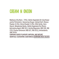MOM - MEAL OF THE MOMENT Cream N Onion Makhana (Pack of 3, 60g Each)