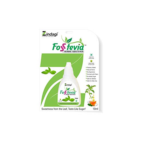 Zindagi Stevia Sachets & Stevia Liquid Drops - Sugar-Free Sweetener (Stevia Combo Pack)