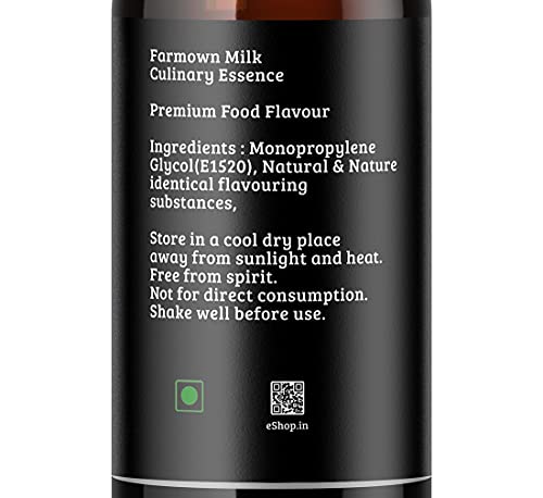 Farmown Premium Food Flavour Essence Combo Pack (Milk & Vanilla)