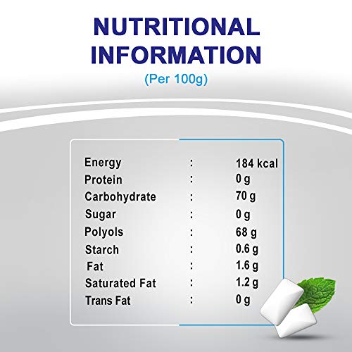 Orbit Sweetmint Flavour Sugar Free Chewing Gum - 22g Tube (Pack of 8)