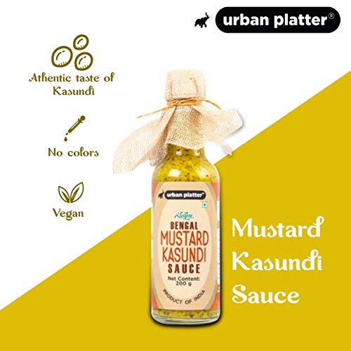 Urban Platter Vegan Bengal Mustard Kasundi Sauce, 200g