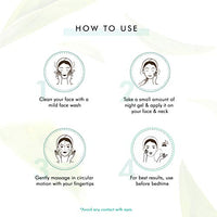 mCaffeine Green Tea Night Gel (50ml) with Vitamin C | Upto 72 Hrs Hydration and Reduces Fine Lines & Dark Spots| Night Cream with Calming Aroma for a Glowing Skin