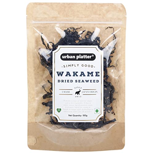 Urban Platter Wakame Seaweed, 100g / 3.5oz [Low Fat, Source of Protein, High Fibre]