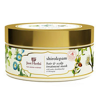 Just Herbs Ayurvedic Shirolepam Hair & Scalp Treatment Mask Cream For Hair Growth, Hairfall & Damaged Hair- Paraben & Silicon Free Hair Mask For Men & Women 200g