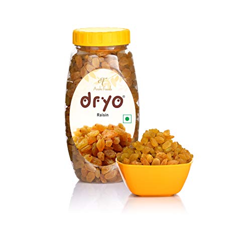 Dryo Premium Natural Healthy Raisin Kishmish Plastic Jar, 250 gm