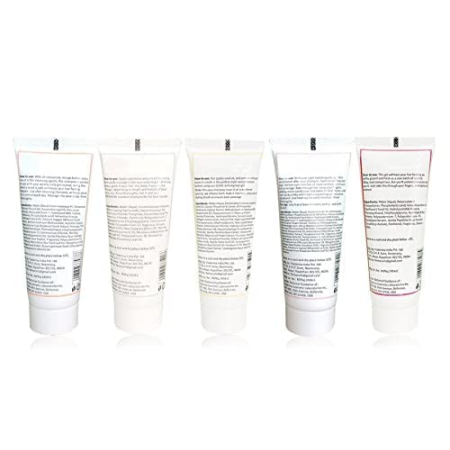 Fix My Curls Travel size Protein Bundle with Cleansing Shampoo, Everyday Moisturizing Shampoo, Hydrating Deep Conditioner , Leave in cream and Defining Gel For Curly And Wavy High porosity 2A to 2C Curls 50 gm each