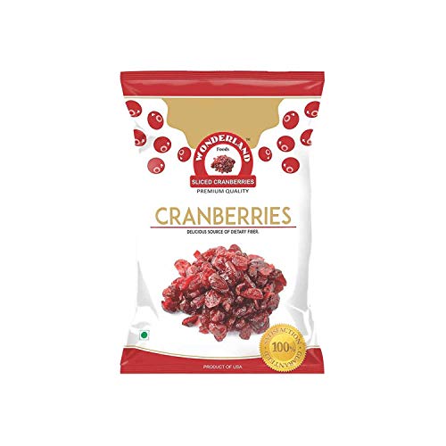 Wonderland Foods - Healthy & Tasty Californian Sliced & Dried Cranberry 200g Pouch