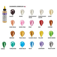 DecoPac Rose Gold Shimmer Premium Airbrush Color 4 oz