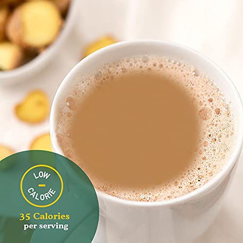 VAHDAM, INSTANT Tea Premix - Ginger (200g) | Real Ingredients - Black Tea & Ginger with Whole Milk Powder | Only 35 Calories Per Serving | 25 Servings