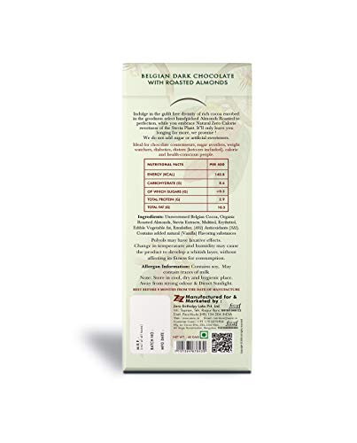 Zevic Sugar Free Roasted Almonds with Stevia, 40 gm