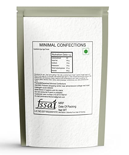 Minimal Agar Agar Powder (China Grass Powder) 50g