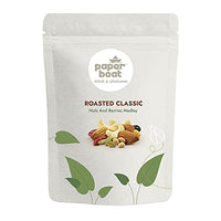 Paper Boat Classic Roasted Nuts, Seeds & Berries Medley, Trail Mix I Almonds I Cashews I Coconut I Mix Seeds Pouch (200 g)