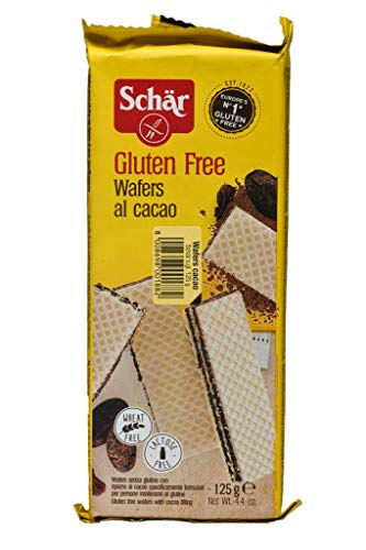 Dr. Schar Gluten Free Wafers Al Cacao, 125g