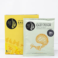 Blue Tokai Easy Pour Coffee Brew Bags | Nachammai Estate | Fruity & Zesty | Light Roast | Pack of 5 | 100% Arabica Specialty Coffee | Just pour hot water