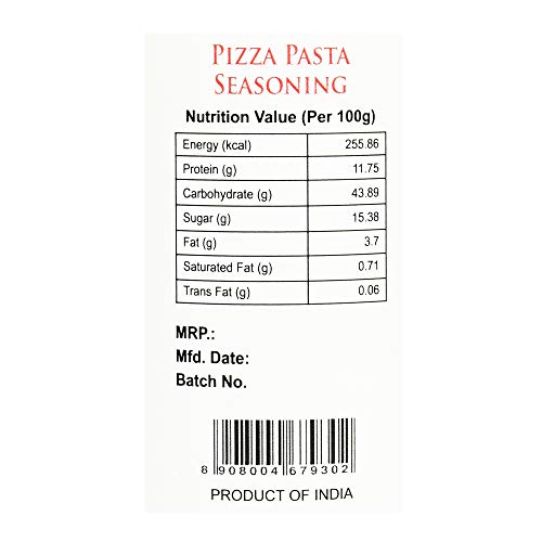Planter's  Blend Pizza Pasta Seasoning, 80 g [All Natural, Zesty & Lively]