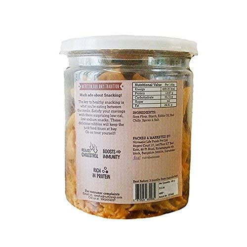 Nutty Yogi Soya Twisters Chips I Soya Sticks I Guilt-free I Crunchy Cracker, 100% Vegan I No Maida, No Sugar I Healthy Snack I Diet Chips in Fresh I (Pack of 2x100 gm)