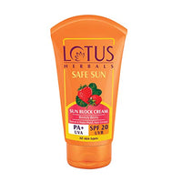 Lotus Herbals Sunscreen SPF 20 PA+ - 50 grams Cream