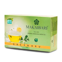 Makaibari Green Bru Darjeeling Green Tea Bags, 100pcs