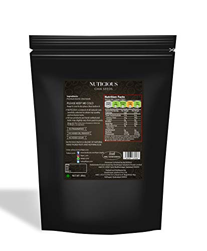 NUTICIOUS Organic Chia Seeds -250 G