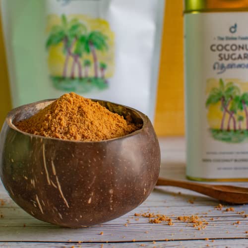 The Divine Foods | Organic Coconut Sugar | Natural Sweetener, Sugar Alternative | Unrefined | Sugar for Coffee, Tea & Recipes | Vegan | Organic | Non - GMO (250 gm)