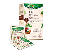 Zandu Tulsi Cinnamon Ayurvedic Infusion (Kadha), Natural Immunity Booster Herbal Tea, Full of Anti-oxidants - 25 Tea Bags