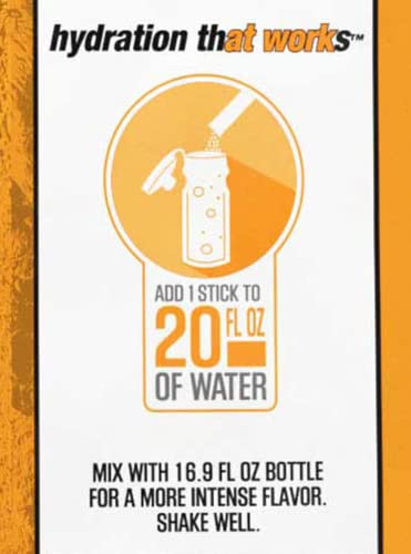 Sqwincher Zero Qwik Stik Sugar Free, Orange, .11 0z (Pack of 50)