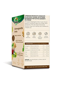 Zandu Ashwagandha Amla Ayurvedic Infusion, a Herbal Tea Enriched with 6 Ayurvedic Ingredients (25 Tea Bags)