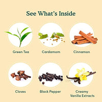 VAHDAM, Vanilla Chai Tea | 15 Tea Bags | Spiced Masala Chai Tea | Delicious Blend Of Vanilla Tea | Spiced Chai Tea Bag | Brew As Hot, Cold or Iced Tea