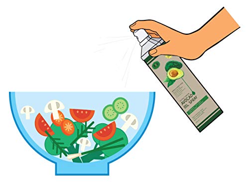 Black & Green Extra Virgin Avocado Oil Cooking Spray, 250ML, Chemical Free. 300°C Smoke Point, for High Heat Cooking, Baking and Frying