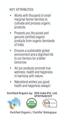 Natureland Organics Raisins / Kismis 250 Gm - Organic Raisins