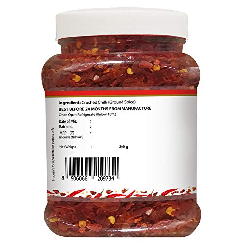 Keya Red Chilli Flakes 300 Gm x 1