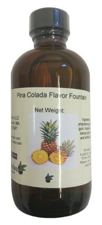 OliveNation Pina Colada Flavor Fountain - 8 ounces - Gluten-free, Sugar-free - Premium Quality Emulsion for Baking