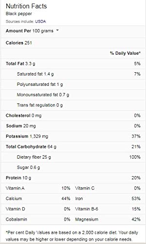 Miltop Natural Premium Black Pepper Whole (Kali Mirch), 250g