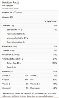 Miltop Natural Premium Black Pepper Whole (Kali Mirch), 250g