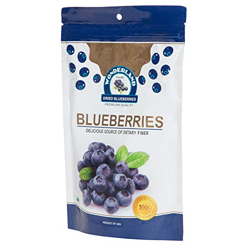 Wonderland Foods - Healthy & Tasty Californian Whole & Dried Blueberry 300g Pouch (100gX2)