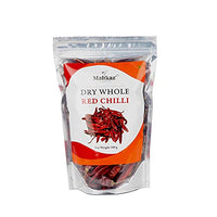 Malikaz' The Royale Taste Dry Whole Red Chilli Pouch, 100 g | Fiery | 100% Natural | No Additives | Easy to add Balance and Color to Any & All of Your Food |