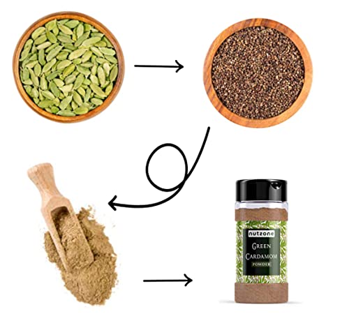 Nutzone Green Cardamom Seed Powder 50g