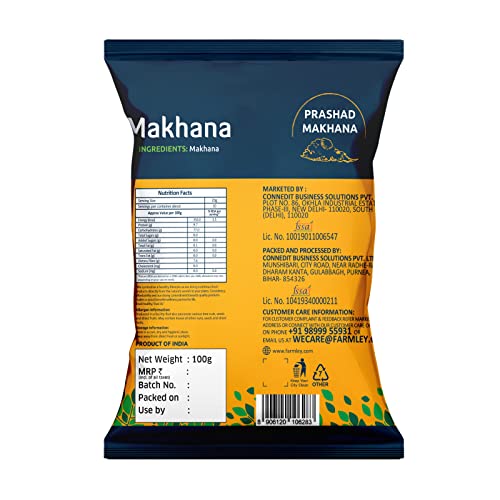 Farmley Lotus Seed Makhana Foxnut 100g