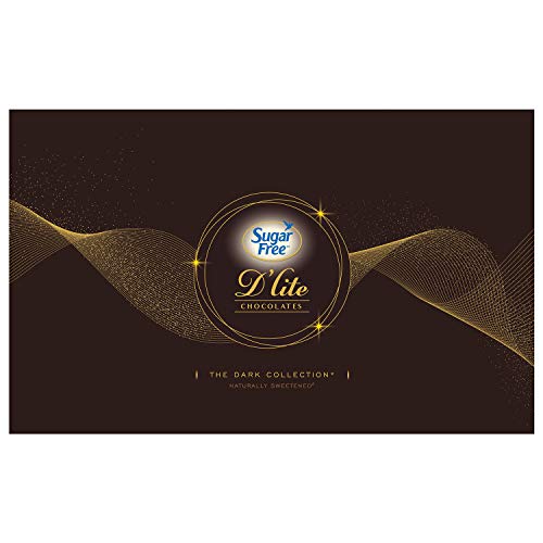Sugar Free D'lite The Dark Collection Assorted Chocolate Gift Pack, 120 g