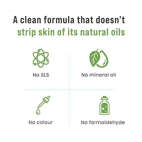 Sirona Anti Acne Face Wash for Men & Women – 125 ml with Neem, Green Tea, Tea Tree Oil & Aloe Vera | for Unclogs pores, Reduces sebum production & Calms inflammation