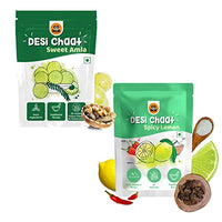 Go Desi Dried Sweet Amla Bites & Lemon Chaat (Pack of 10), 240gm
