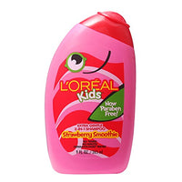 L'Oreal Paris Kids 2-in-1 Shampoo for Extra Softness Strawberry Smoothie 9-Fluid Ounce