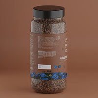 Khari Foods Dry Roasted Flax Seeds, No Oil, Crunchy, Helps Weight Loss, Fiber Rich, Plant Superfood (900)