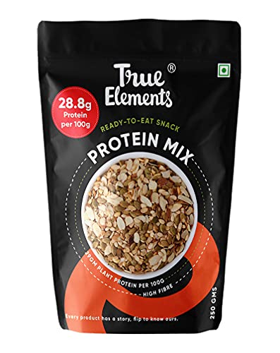 True Elements Protein Mix Seeds 250g - Mix of Nuts and Seeds | Trail Mix | Protein Snacks | Seeds for Eating