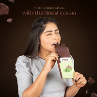 MeeSoGood Paan 65% Dark Premium Handmade Chocolate Bar with Gulkand, Dry Dates and more, Rich & Smooth Cocoa Solids and Rich in Cocoa Butter, 100 grams