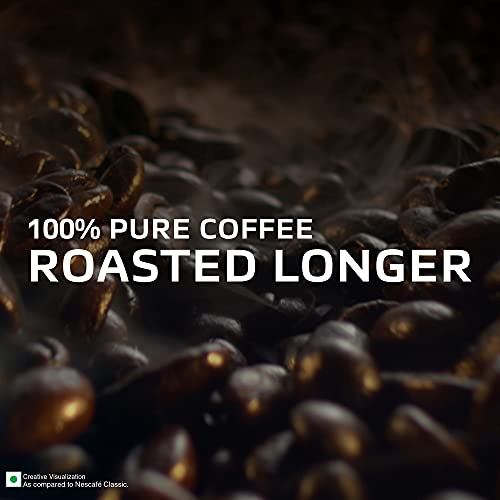 NESCAFÉ Classic Black Roast Instant Coffee, Rich & Dark - 100g Dawn Jar | 100% Pure Soluble Coffee Powder