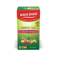 Wagh Bakri Green Tea Shudh Kahwa Tea Bag, 25 Tea Bag*2.5g, 62.5g