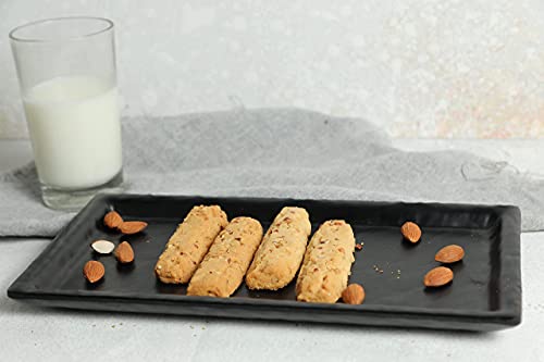 CookieMan Almond Fingers - 250g| Gourmet Biscuit with Real Almonds | Artisanal Cookies |Eggless Gourmet Biscuits | Best paired with Tea & Coffee Snack